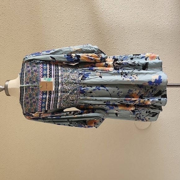 UMGEE Floral Midi Lenght Long Sleeve Dress Top - Picture 5 of 7